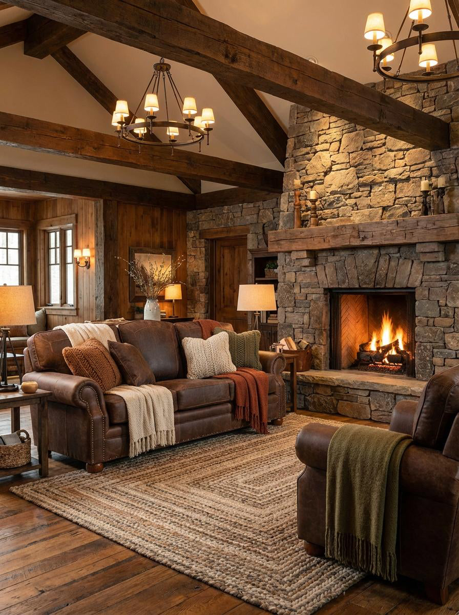 How to Layer Textures in a Western Home Without Looking Rustic