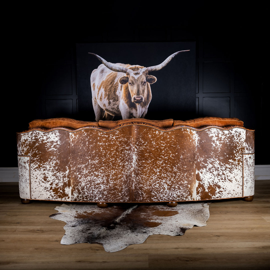 Arrow Ranch Western Leather Sofa