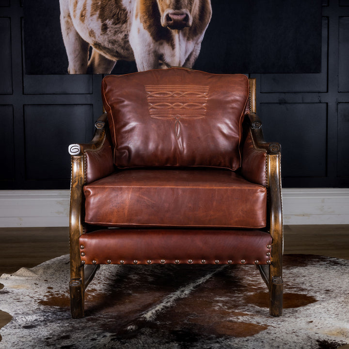 Beaver Log Cabin Chair