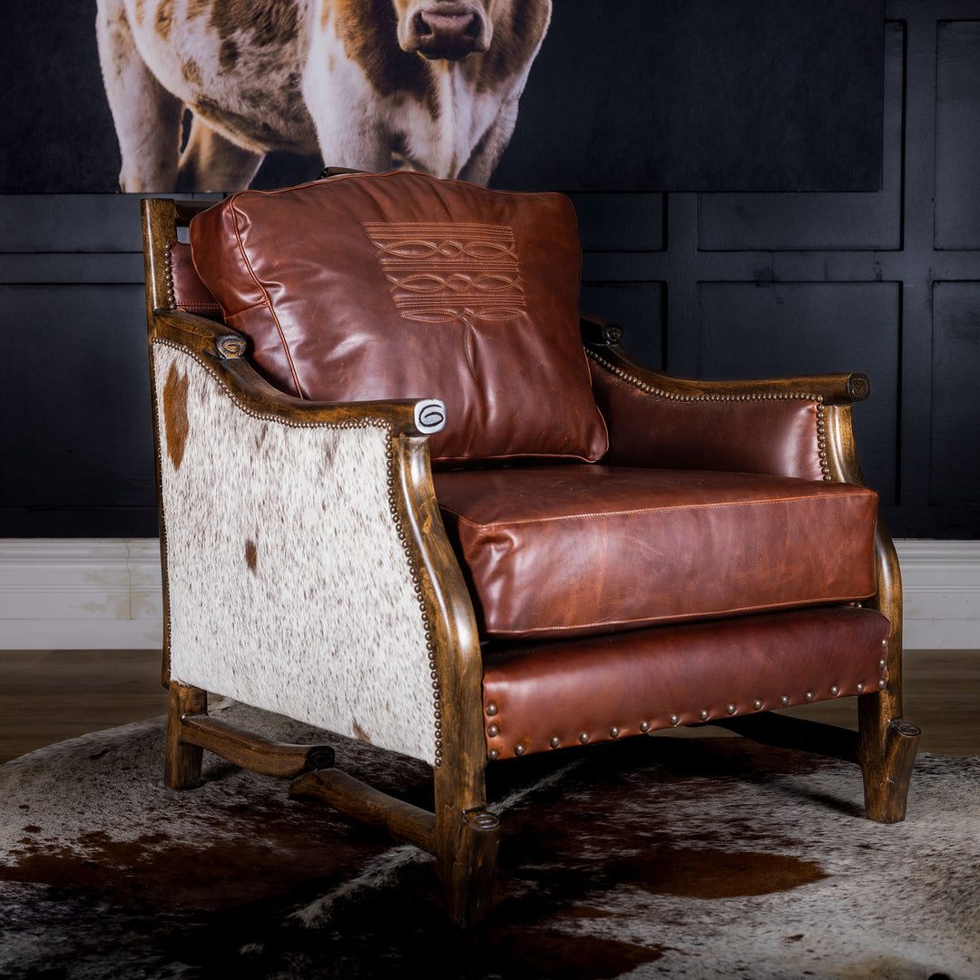 Beaver Log Cabin Chair