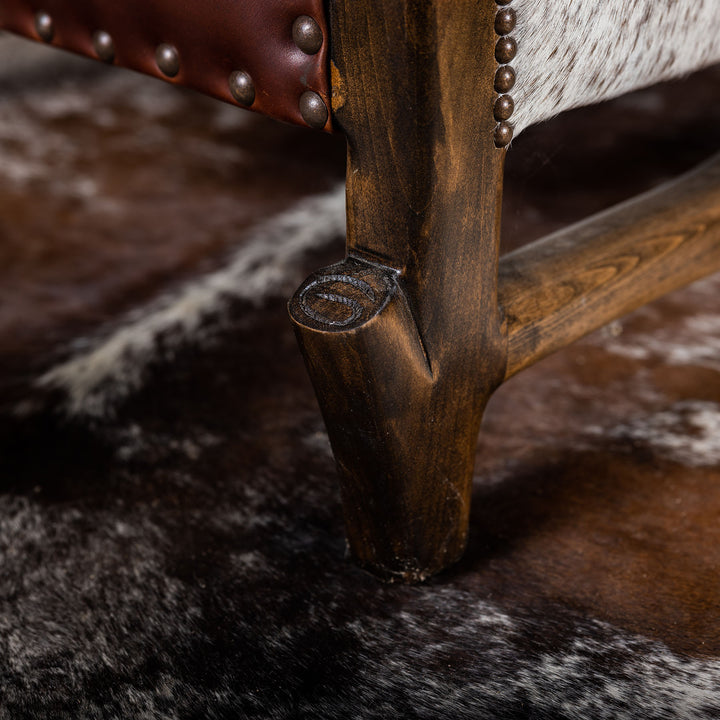 Beaver Log Cabin Chair