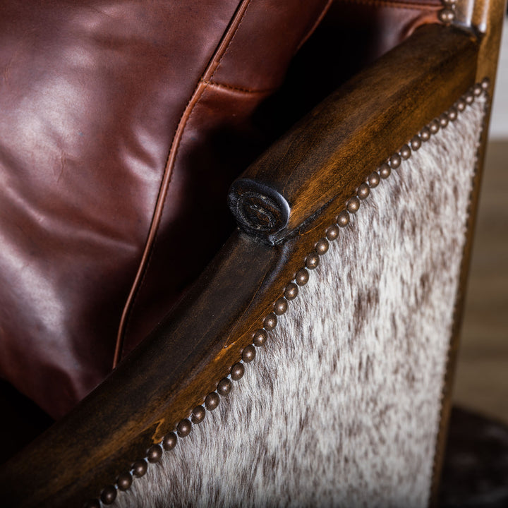 Beaver Log Cabin Chair