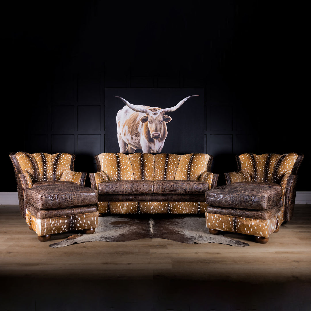 Belt Croc Swivel Chair