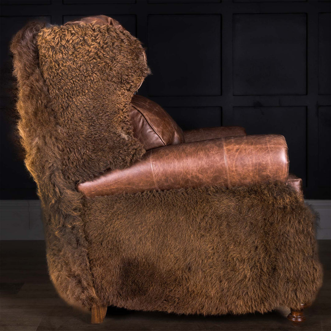 Bison Luxe Leather Recliner