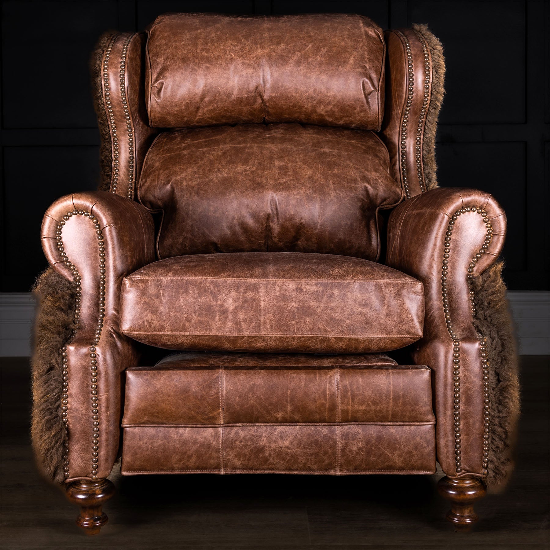 Bison Luxe Leather Recliner – Texas Leather Western Collection