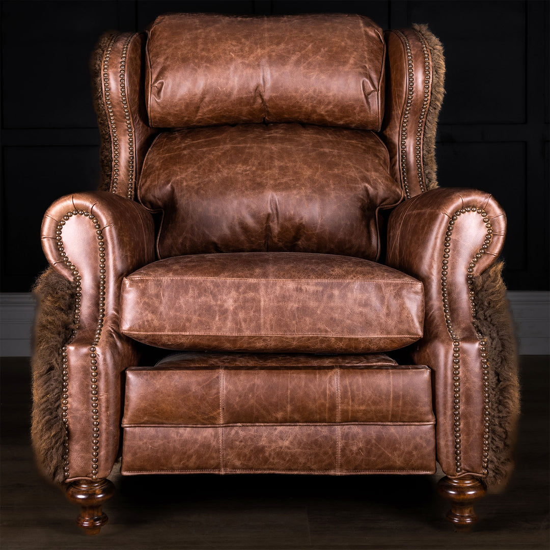 Bison Luxe Leather Recliner