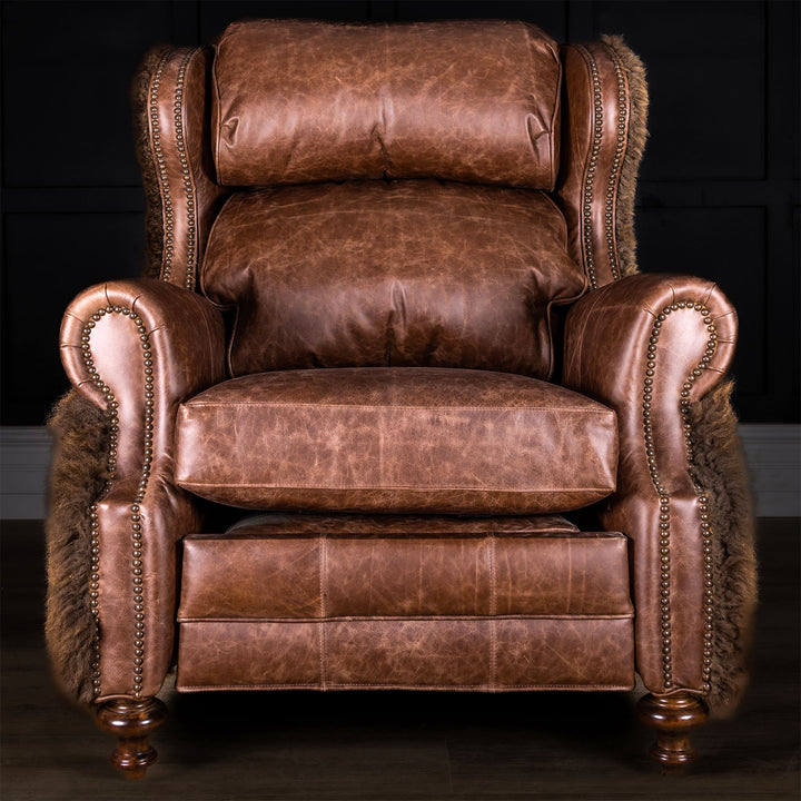 Bison Luxe Leather Recliner