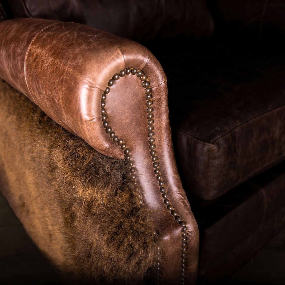 Bison Luxe Leather Recliner
