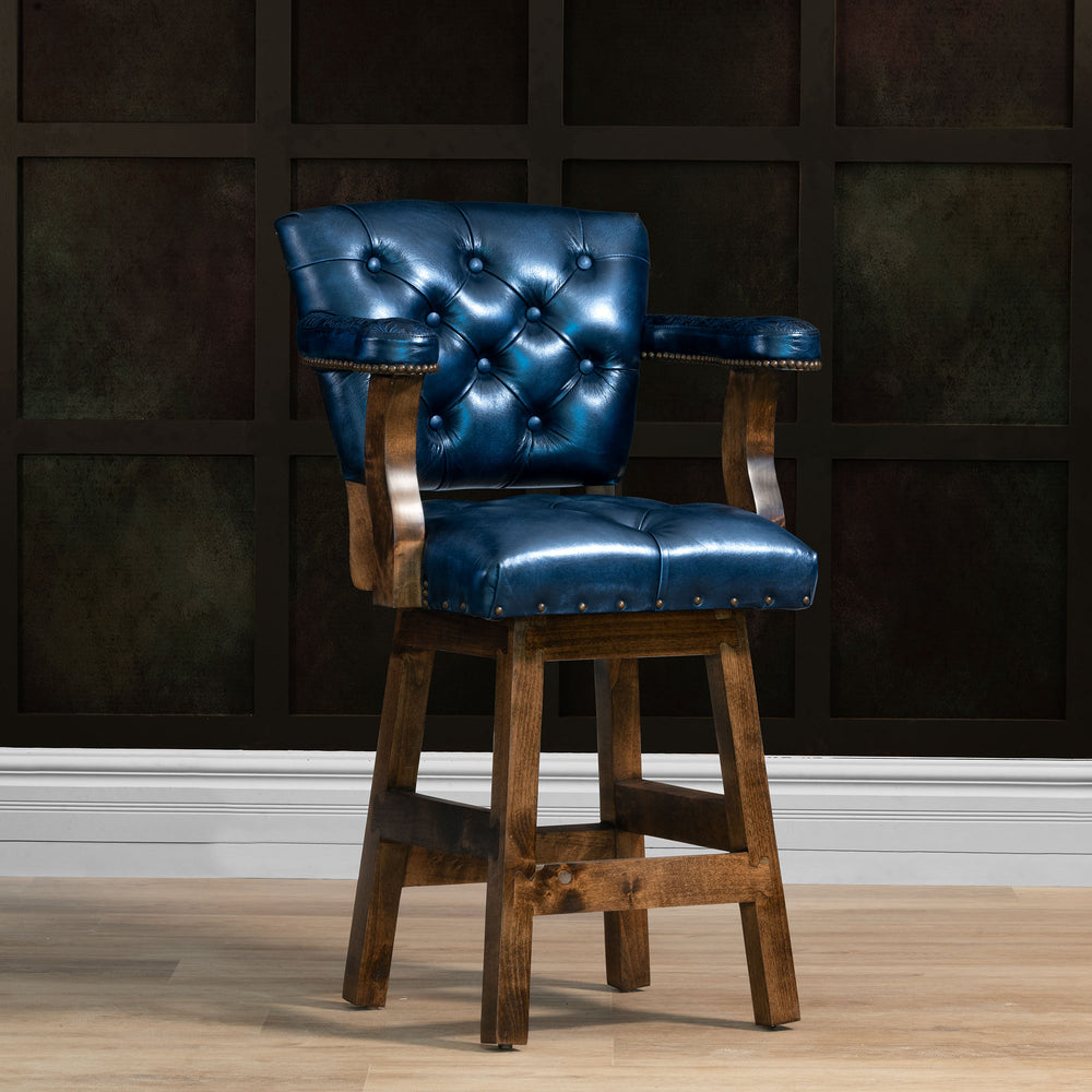 Puglia Blue Wipe off Leather, Caraca midnight bluel