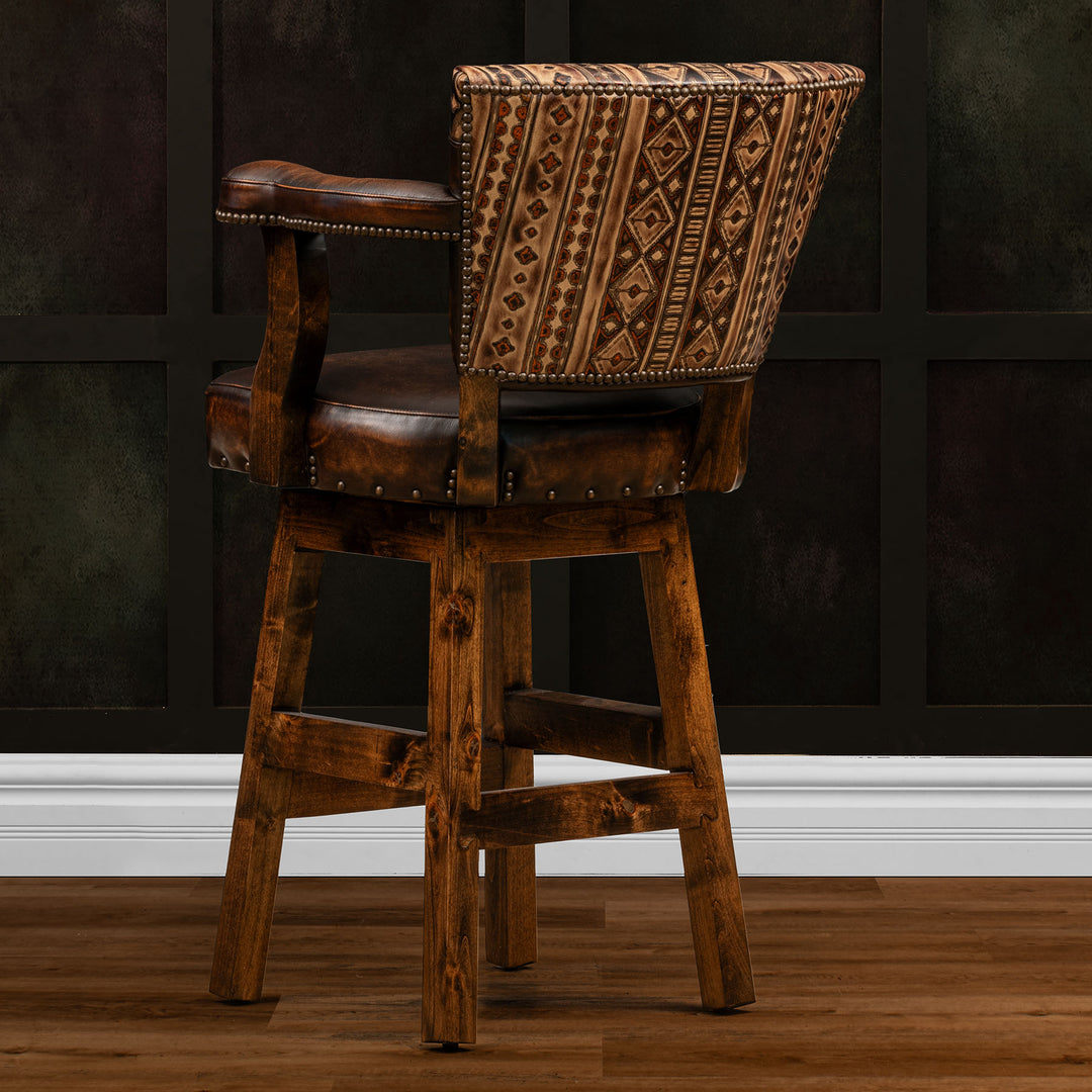 Boyd Leather Barstool