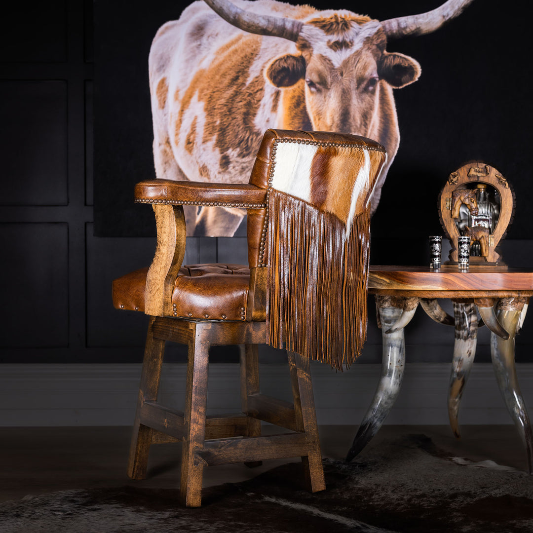 Burlington Leather Barstool