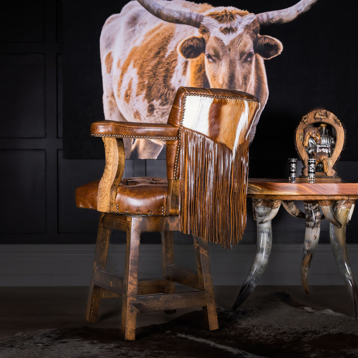 Burlington Leather Barstool