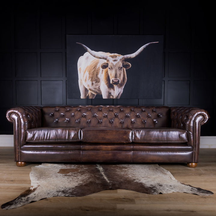 Chesterfield Leather Sofa