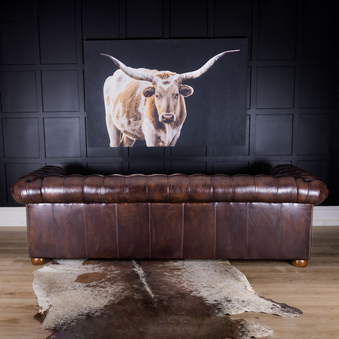 Chesterfield Leather Sofa