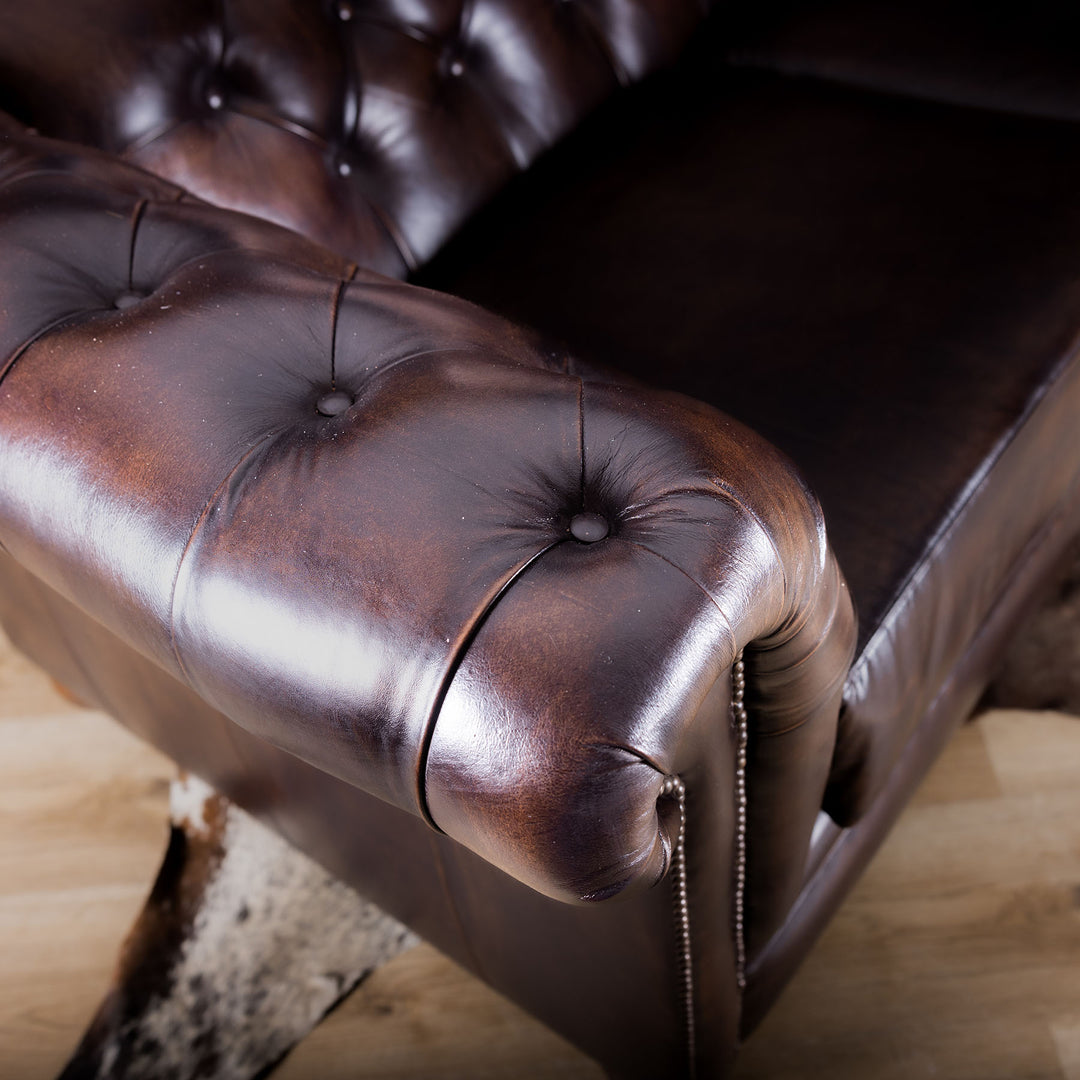 Chesterfield Leather Sofa