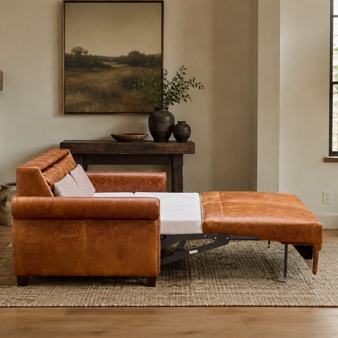 Chilton Queen Leather Sleeper Sofa
