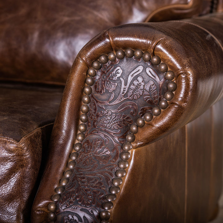 Chisum Leather Chair and Half
