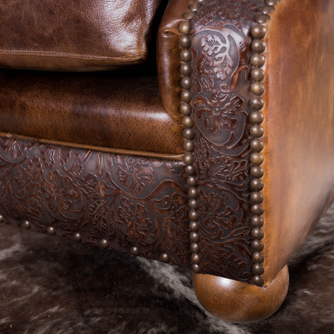Chisum Leather Chair and Half