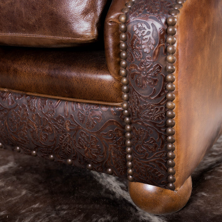 Chisum Leather Chair and Half