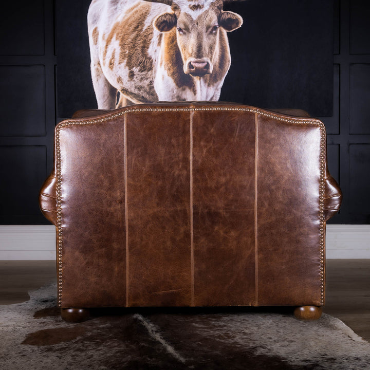 Chisum Leather Chair and Half