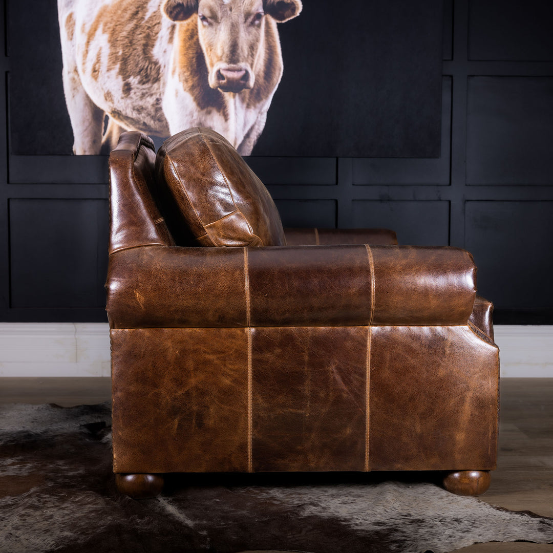 Chisum Leather Chair and Half