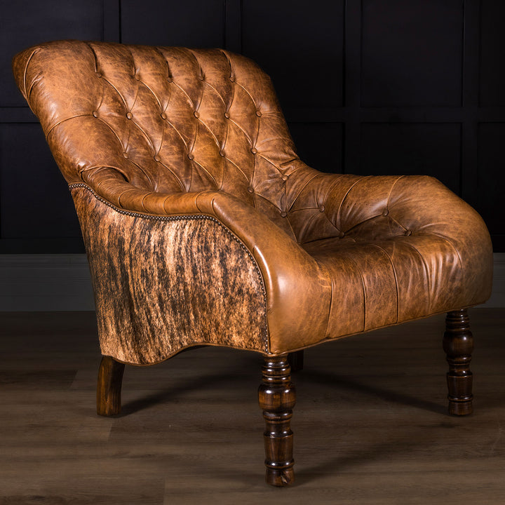 Cimarron Tufted Leather Chair