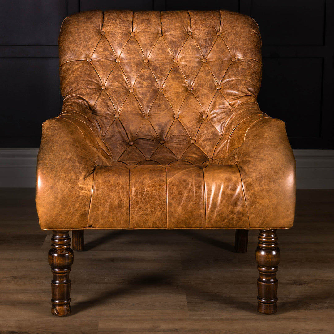 Cimarron Tufted Leather Chair