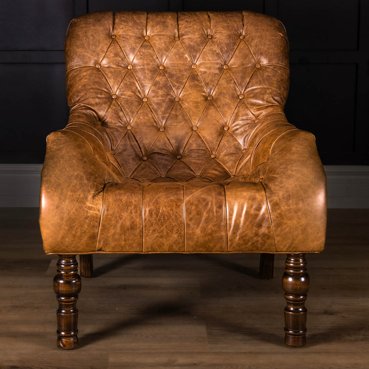 Cimarron Tufted Leather Chair