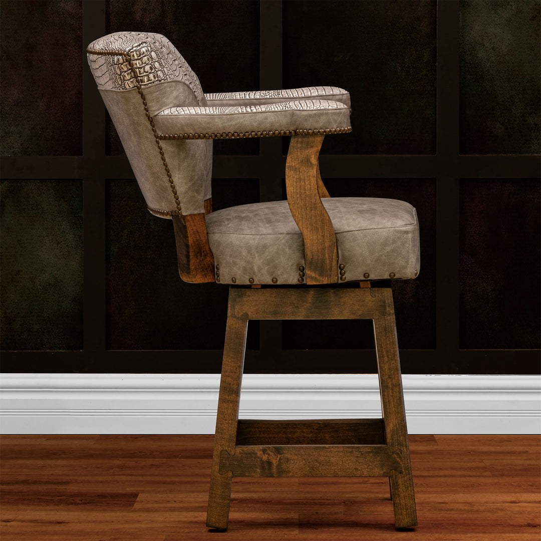 Claude Leather Barstool