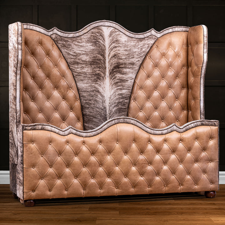 Clearmont Tufted Leather Bed