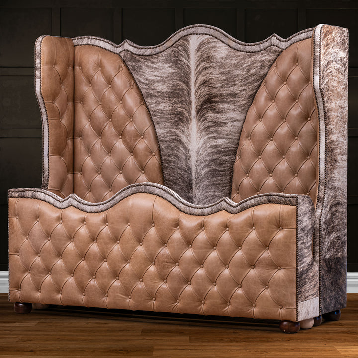 Clearmont Tufted Leather Bed