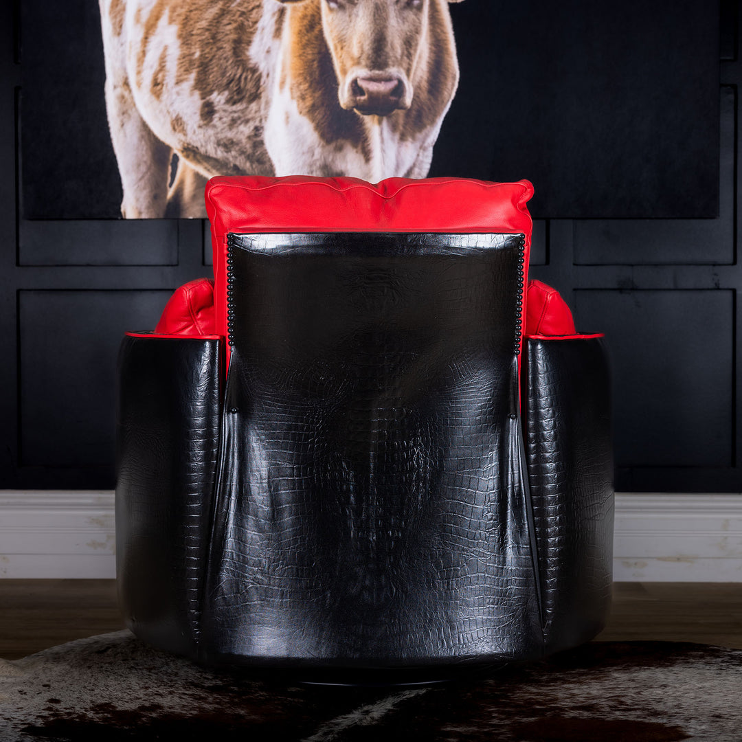 Deadpool Snug Leather Swivel Recliner