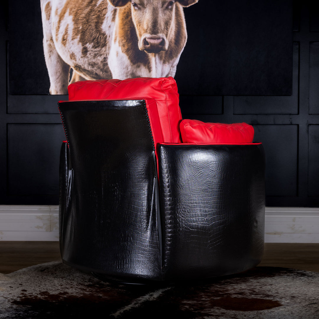 Deadpool Snug Leather Swivel Recliner