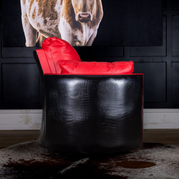 Deadpool Snug Leather Swivel Recliner