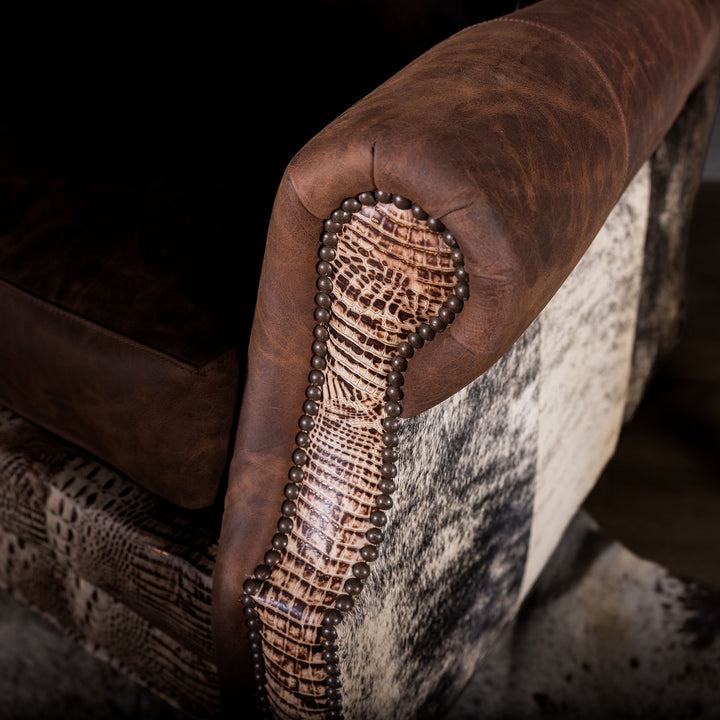 Desert Ranch Western Leather Recliner