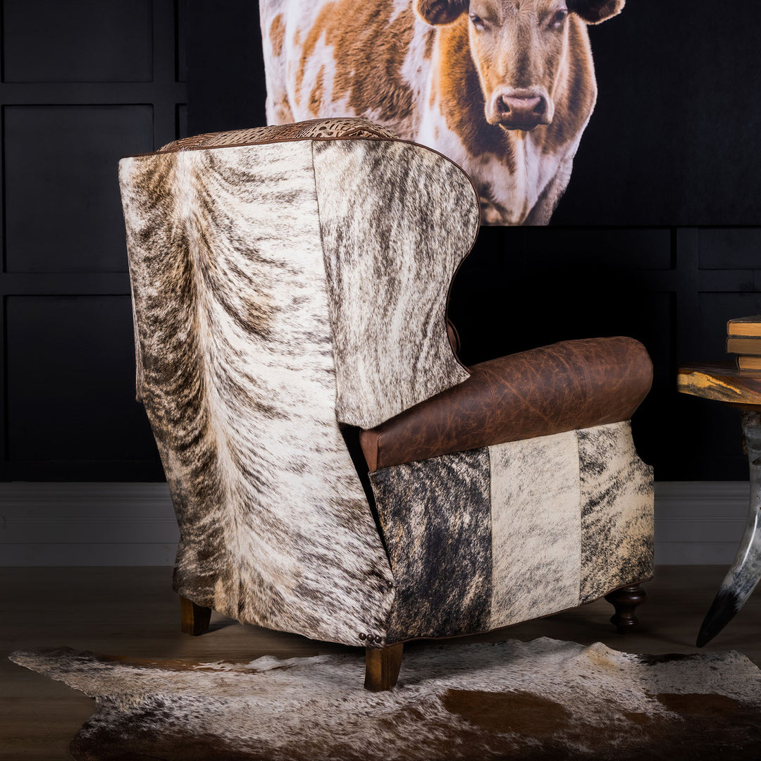 Desert Ranch Western Leather Recliner