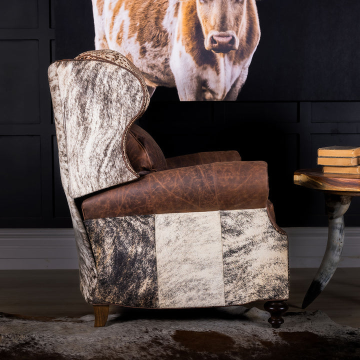 Desert Ranch Western Leather Recliner
