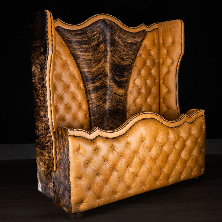Fairhope Tufted Leather Bed