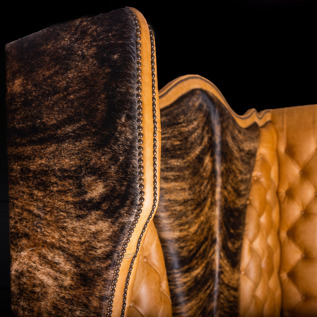 Fairhope Tufted Leather Bed