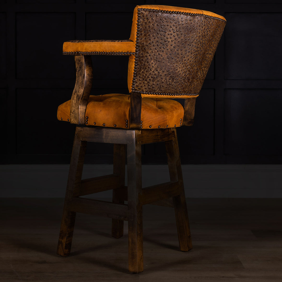 Falcon Leather Barstool