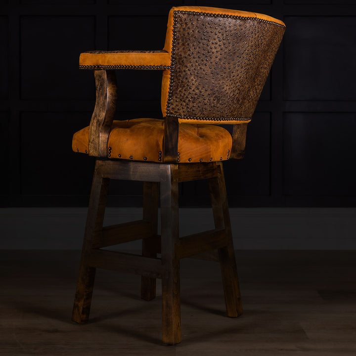 Falcon Leather Barstool