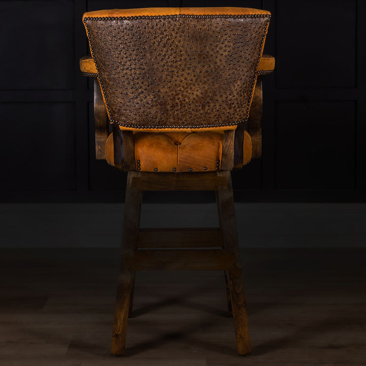 Falcon Leather Barstool