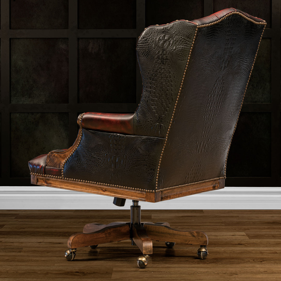 Gilmer Executive Office Chair – Texas Leather Western Collection
