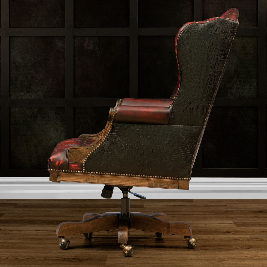 Gilmer Executive Office Chair – Texas Leather Western Collection