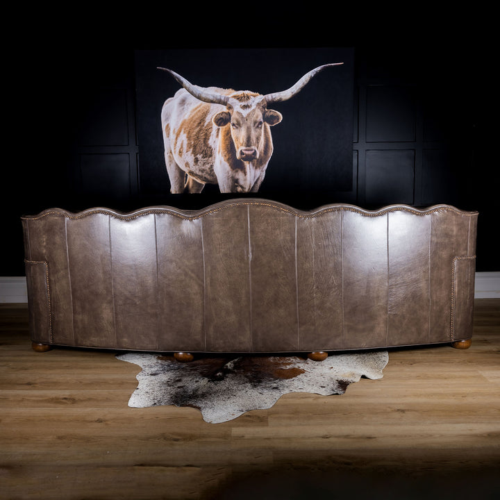 Grey Western Tufted Sofa