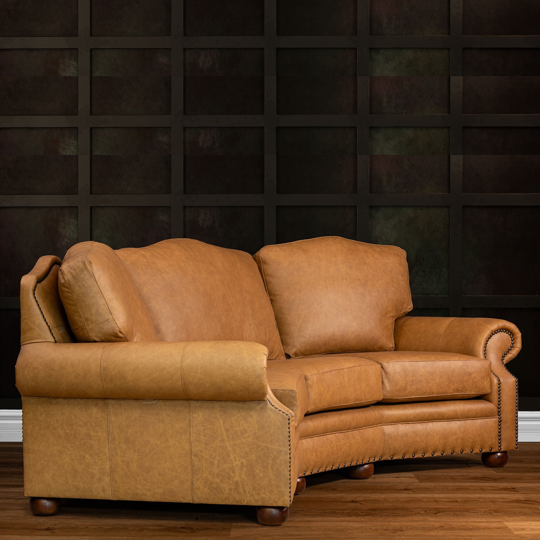 Haskell Conversation Sofa – Texas Leather Western Collection