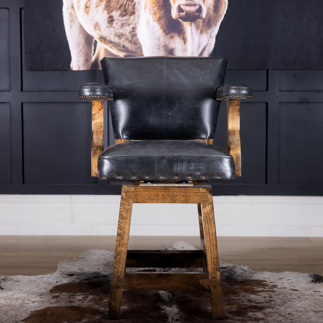 Helena Leather Barstool