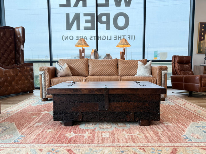 Old Wood Baul Coffee Table