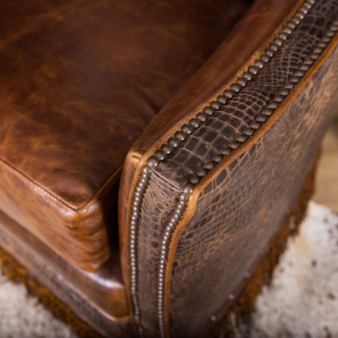 Iron Ranch Swivel Chair