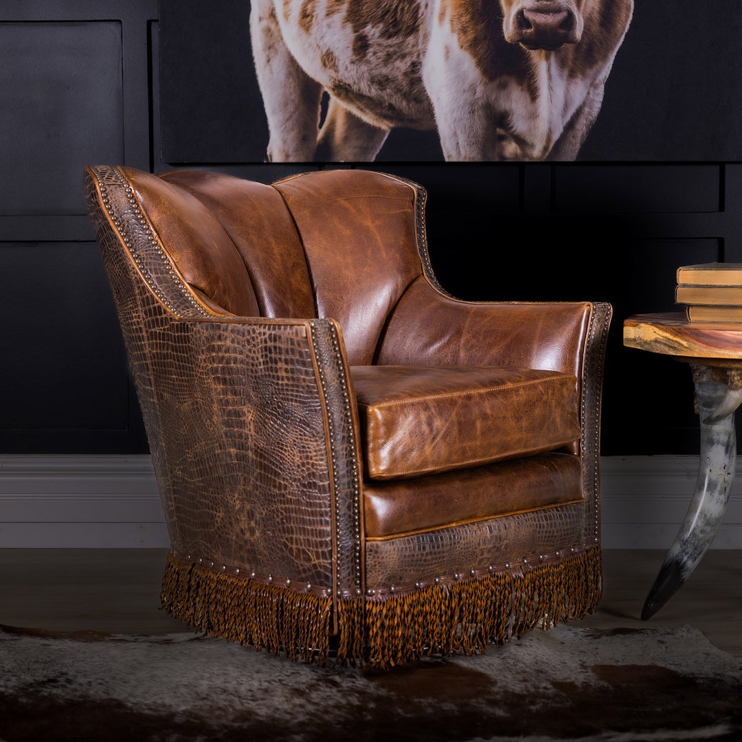Iron Ranch Swivel Chair